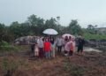 Fhoto : Warga RT 4 Dusun 4 Kace pun hingga kini masih menyatakan penolakan terhadap proyek pembangunan tower